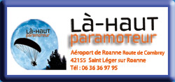 Ecole de pilotage Paramoteur et bapt&ecirc;me de l'air - Roanne - Lyon